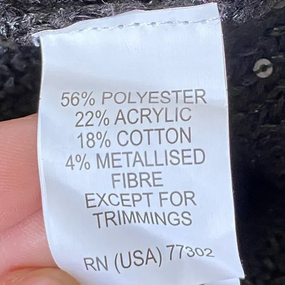 *SOLD* ZARA Knit Sleeveless Sequin Top - Picture 6 of 6